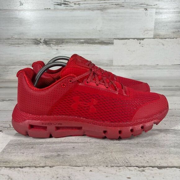 Under‎ Armour Mens HOVR Infinite 3021927-600 Red Running Shoes Sneakers Size 9.5 - Picture 1 of 13